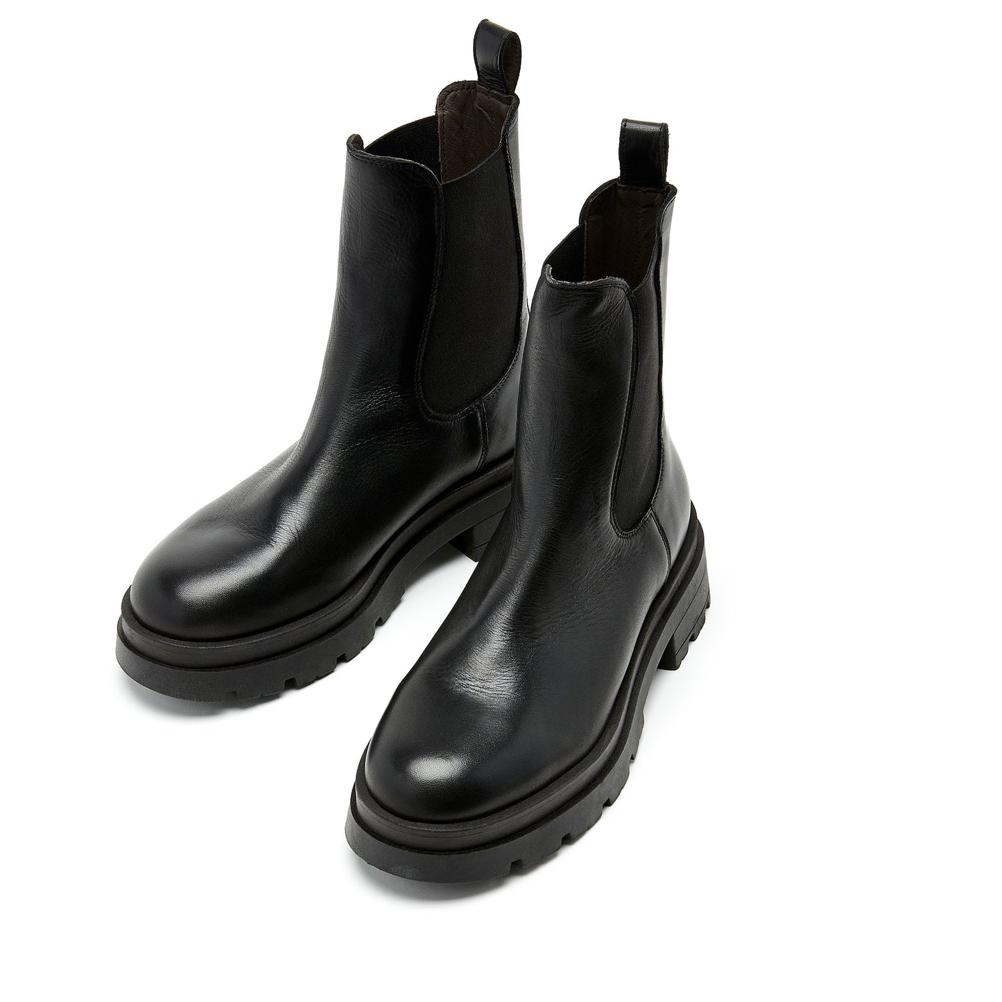 Gemma - Black Leather