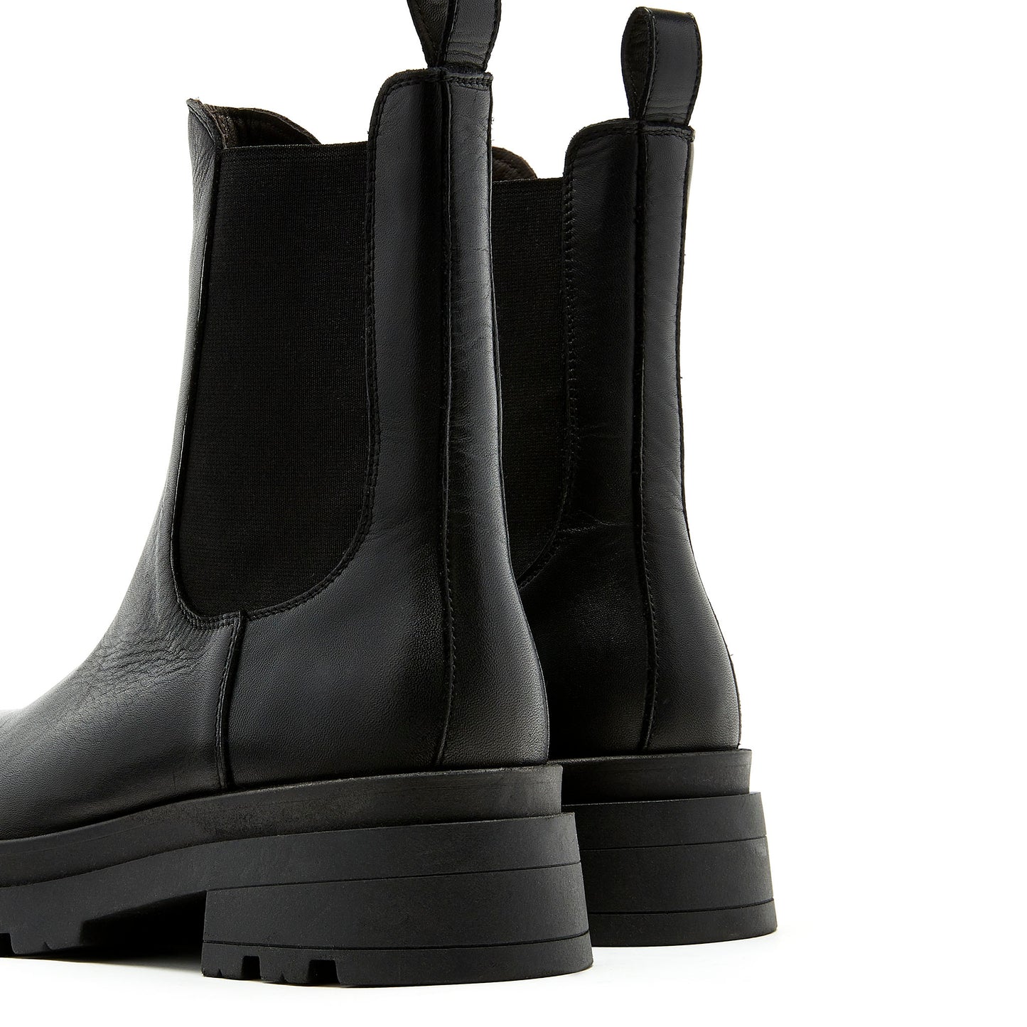 Gemma - Black Leather