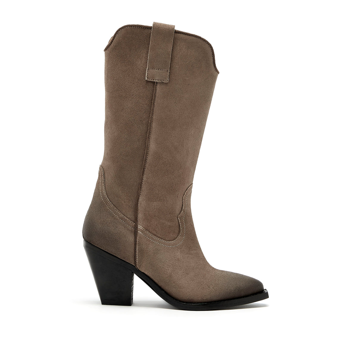 Zara hot sale suede boots