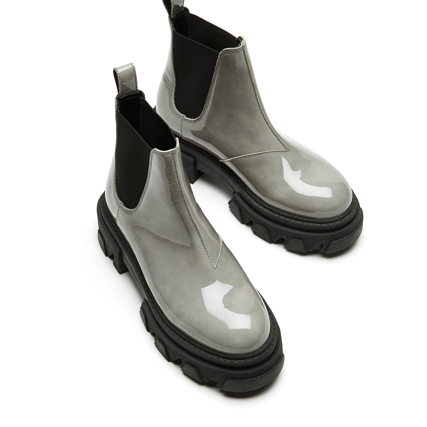 
                  
                    Pippa - Grey Patent
                  
                
